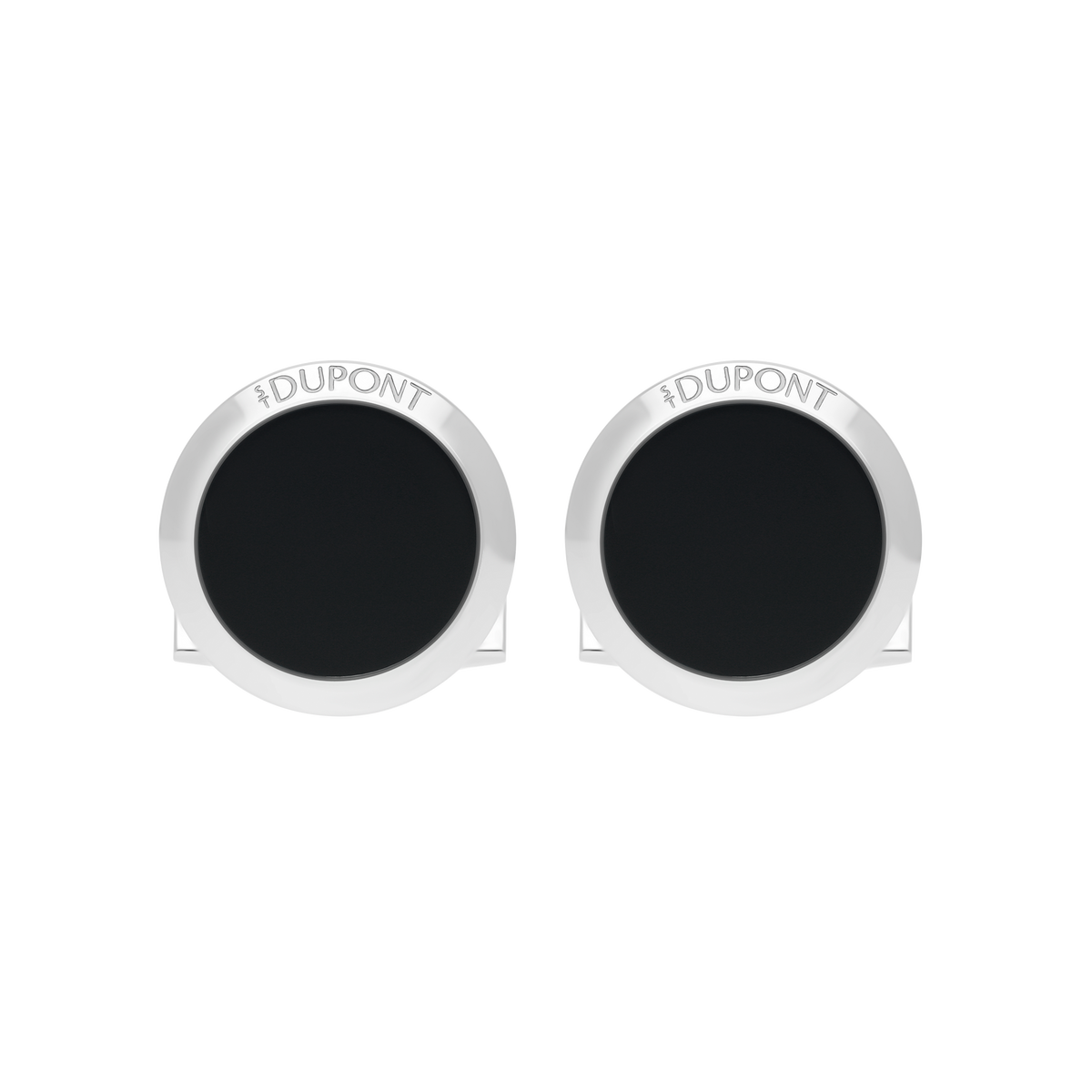 005846 - STDUPONT - Japan - Round black lacquer cufflinks - 3