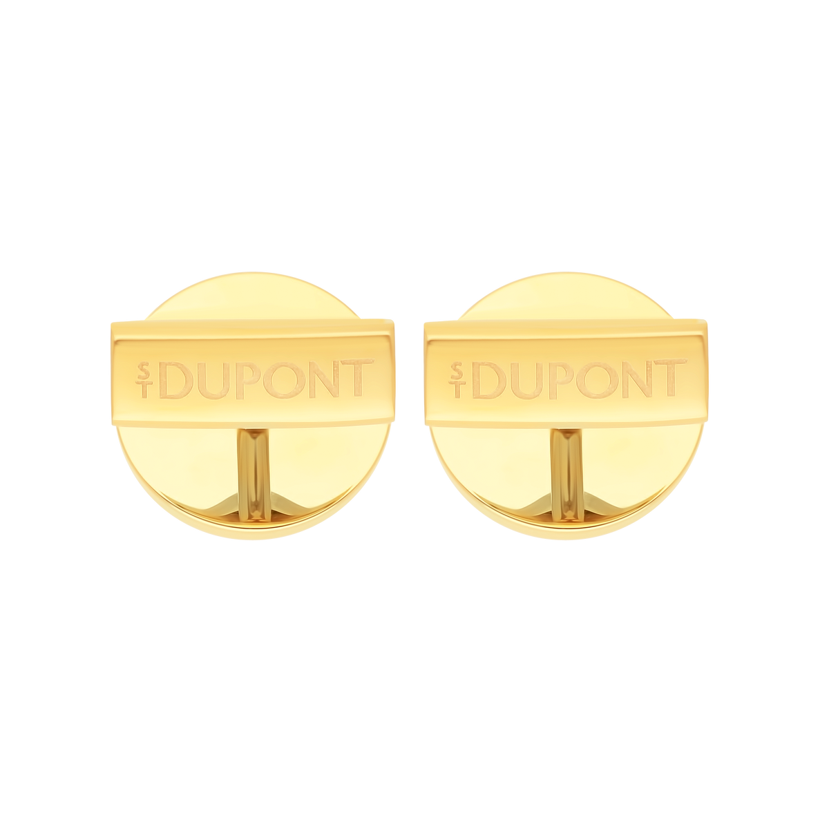 005848 - STDUPONT - Japan - Round white lacquer cufflinks - 2