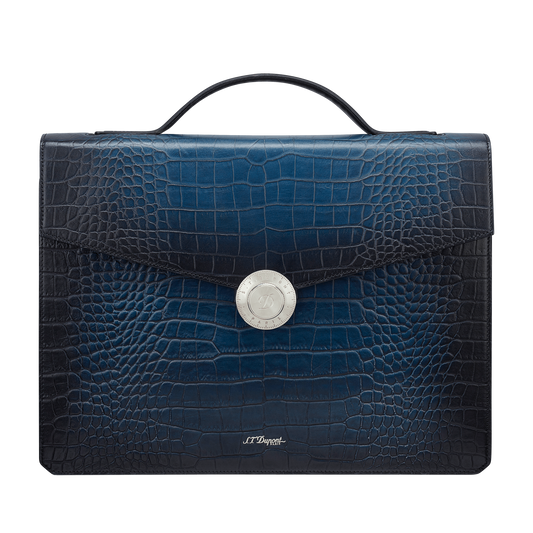 【美品】デュポン S.T. DUPONT レザー ビジネスバッグ ブラウン ブリーフケース | S.T. Dupont Official / エス・テー・デュポン