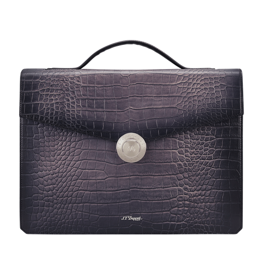 【美品】デュポン S.T. DUPONT レザー ビジネスバッグ ブラウン ブリーフケース | S.T. Dupont Official / エス・テー・デュポン
